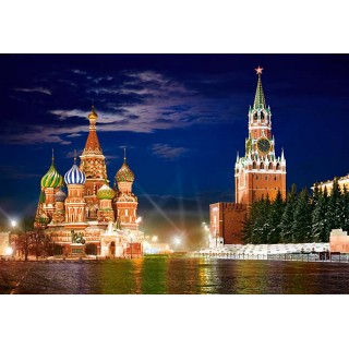 Puzzle 1000 The Red Square by Night 